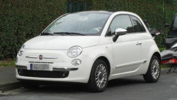 Fiat 500 rubate furti airbag ladri auto