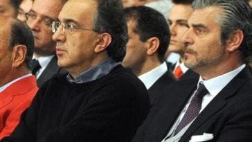 Marchionne Arrivabene Ferrari 2015