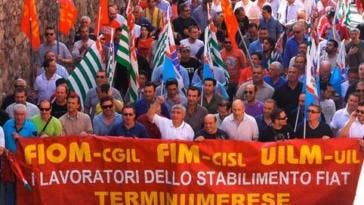 Termini Imerese cassa integrazione licenziamenti operai