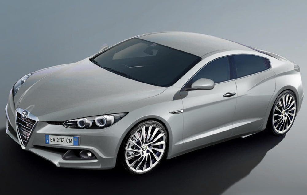 Alfa Romeo Giulia Ipotesi Render 2015