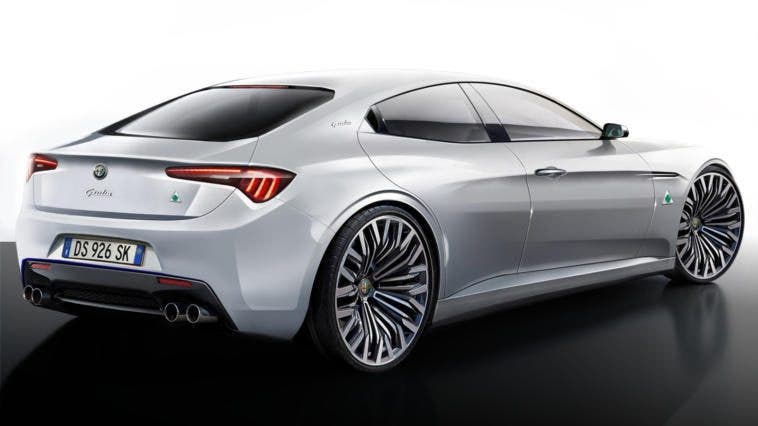 Alfa Romeo Giulia Render Ipotesi del 2015