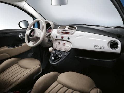 Fiat 500 Vintage Interni bianchi Fiat 500 Vintage ’57