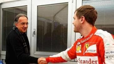 Vettel-Ferrari-Marchionne