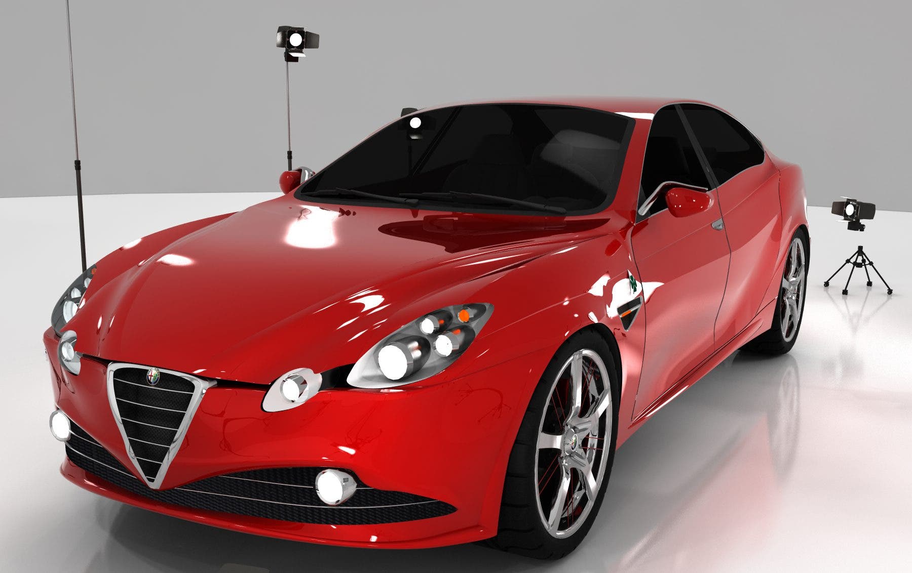 Alfa Romeo Giulia Nuovi Rendering Della Futura Berlina