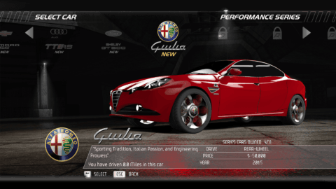 Alfa Romeo Giulia need for speed