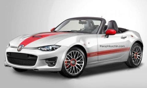 Fiat 124 Spider Abarth render