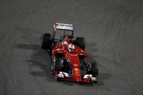 Vettel non ha brillato sotto i riflettori del GP del Baharain.