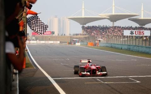 Alonso vince il GP di Cina, era il 2013.