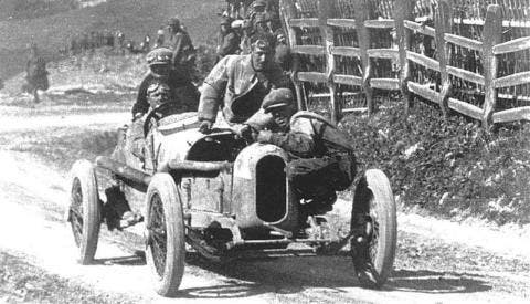 Ascari taglia coi il traguardo della Targa Florio 1923