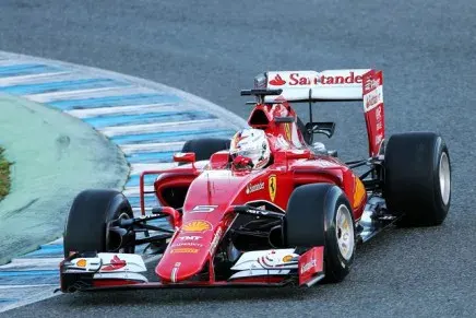 Sebastian Vettel (GER) Ferrari SF15-T. 01.02.2015.