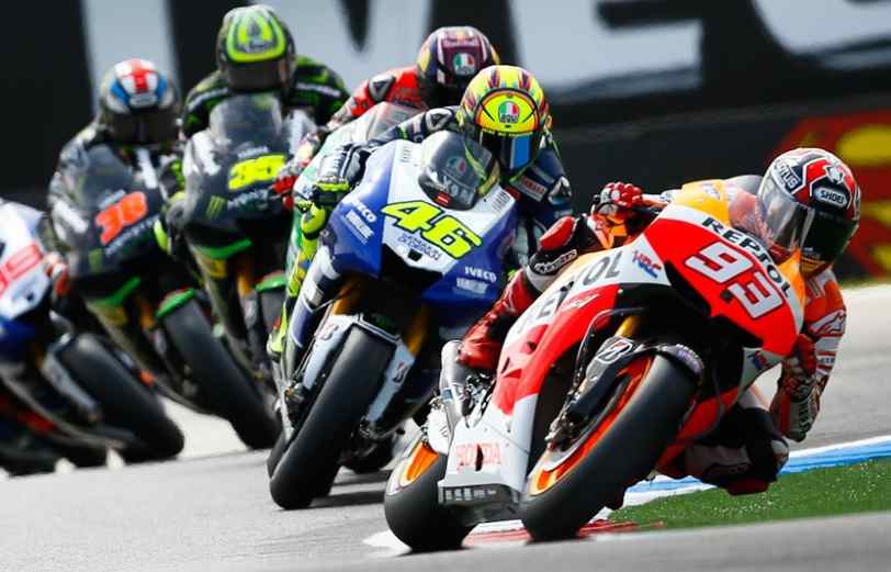 MotoGp: Marquez domina, Rossi buon terzo posto