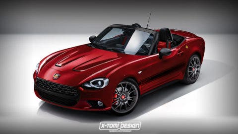 Fiat 124 Spider Abarth - Rendering