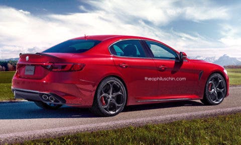 alfa romeo rendering 2