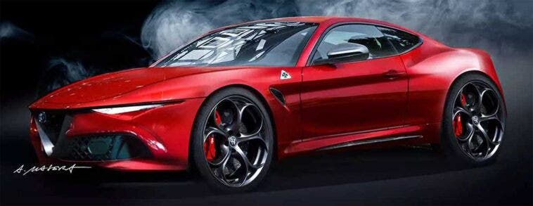 Alfa Romeo Render Del Coupè Alessandro Masera