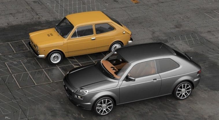 fiat 127 render