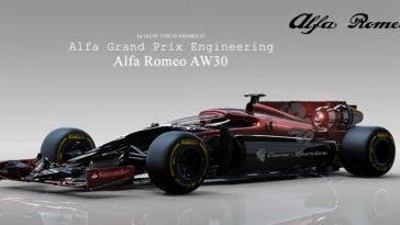 Alfa Romeo AW30 F1 Rendering