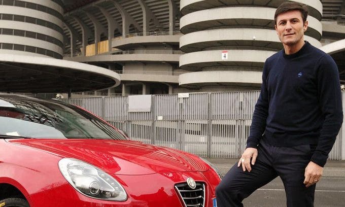 Alfa Romeo Giulia e Javier Zanetti