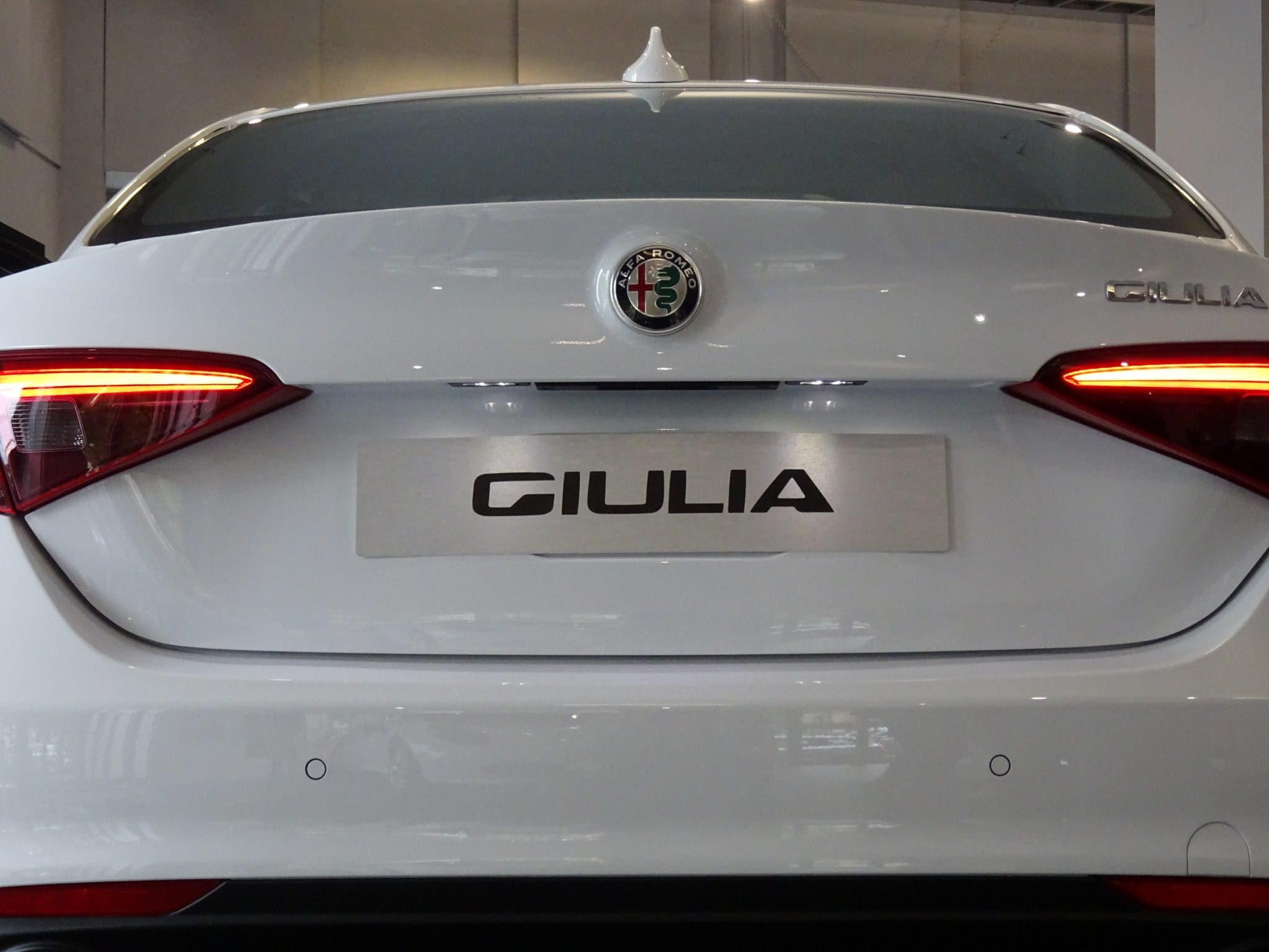 Club Alfa Romeo Giulia posteriore portello