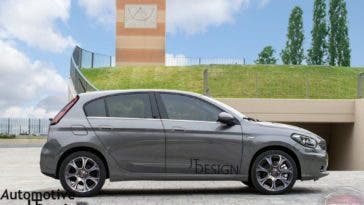 Fiat Punto 2017 render