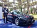 alfa romeo giulia anteriore carabinieri