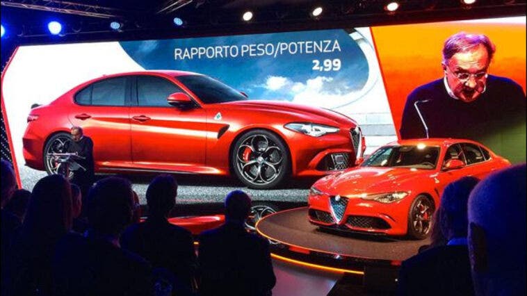 Alfa Romeo Giulia Marchionne Presentazione Conferenza