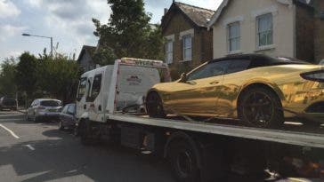 Maserati GranCabrio d'oro