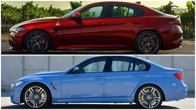 Alfa Romeo giulia vs bmw serie 3