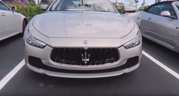 Il frontale della nuova Maserati Ghibli 2017