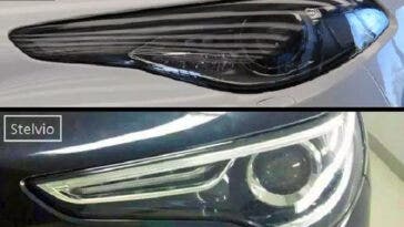 Faro Alfa Romeo Stelvio e Giulai confronto