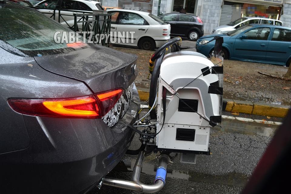 Alfa Romeo Giulia test inquinamento