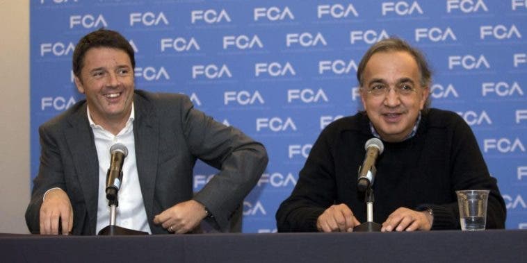 Renzi e Marchionne