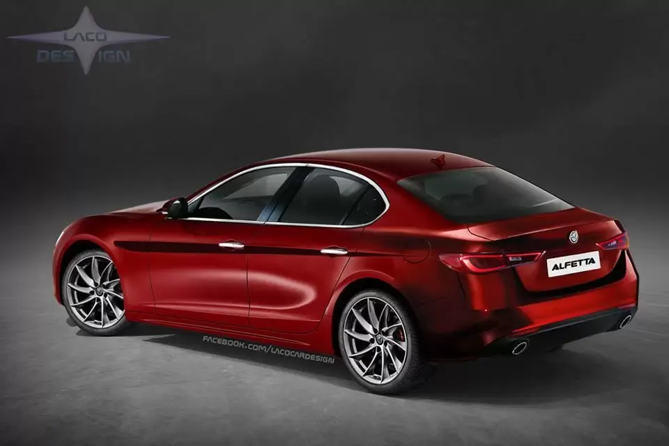 Alfa Romeo Alfetta: l'ultimo rendering dal web