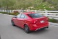 volvo s60 t6 awd retro rosso su strada