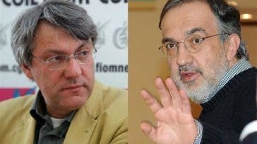 Maurizio Landini e Sergio Marchionne