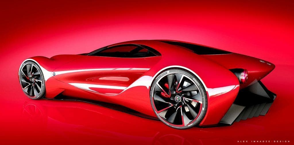 Alfa Romeo 6C Disco Volante posteriore