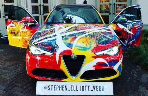 Alfa-Romeo-Giulia art car