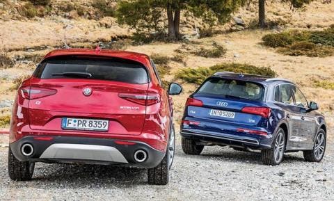 Alfa Romeo Stelvio contro Audi Q5