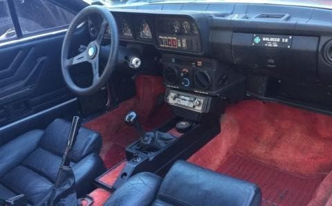 Alfa Romeo GTV6 Balocco interni