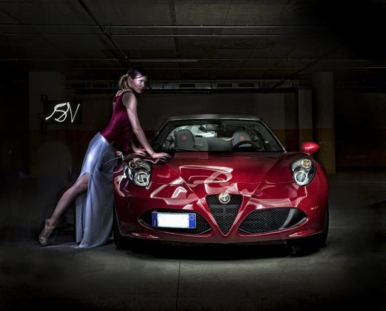 Alfa 4c light painting