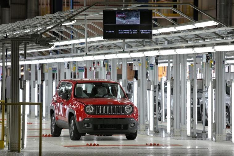 Jeep stabilimento Goiana esportazioni