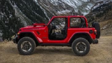 Jeep Wrangler 2018 colorazioni