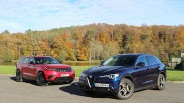Alfa Romeo Stelvio contro Range Rover Velar