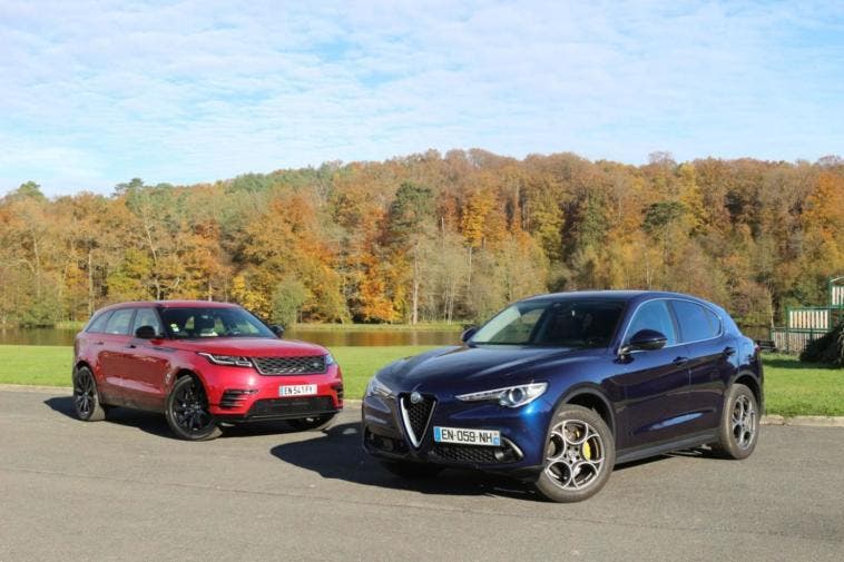 Alfa Romeo Stelvio contro Range Rover Velar