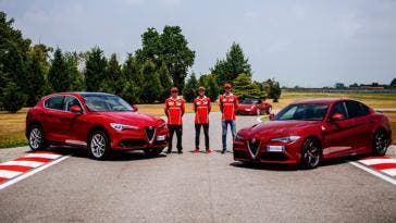 Alfa Romeo Giulia Stelvio performace trazione integrale Q4 ghiaccio