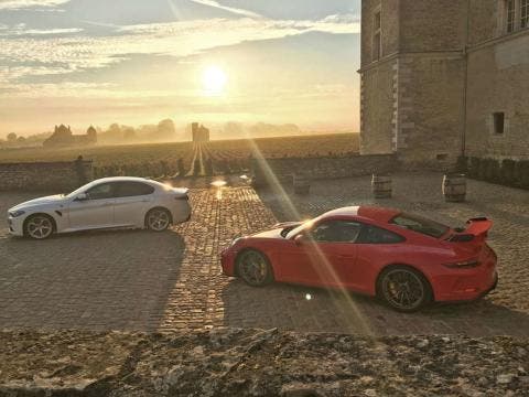 Alfa Romeo Giulia Quadrifoglio vs Porsche 911 GT3