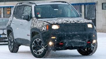 Jeep Renegade 2018 foto spia