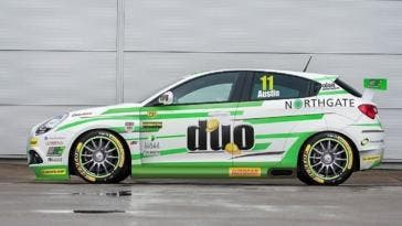 Alfa Romeo Giulietta BTCC prima prova