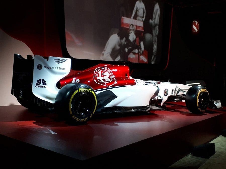 Alfa Romeo Sauber monoposto crash test