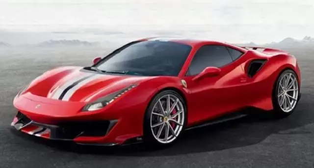 Ferrari 488 Pista render