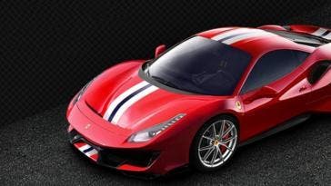 Ferrari 488 Pista render